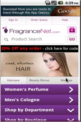 Shopping android App screenshot 2